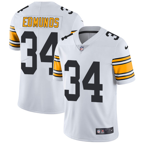 Nike Steelers #34 Terrell Edmunds White Youth Stitched NFL Vapor Untouchable Limited Jersey Nike Steelers #34 Terrell Edmunds White Youth Stitched NFL Vapor Untouchable Limited Jersey