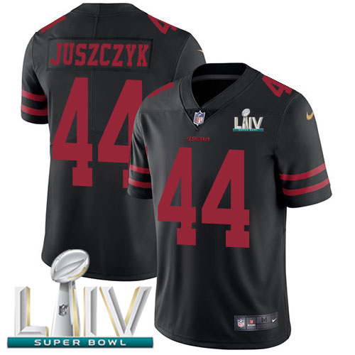 Nike 49ers #44 Kyle Juszczyk Black Super Bowl LIV 2020 Alternate Youth Stitched NFL Vapor Untouchable Limited Jersey Nike 49ers #44 Kyle Juszczyk Black Super Bowl LIV 2020 Alternate Youth Stitched NFL Vapor Untouchable Limited Jersey