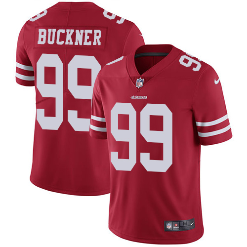 Nike 49ers #99 DeForest Buckner Red Team Color Youth Stitched NFL Vapor Untouchable Limited Jersey Nike 49ers #99 DeForest Buckner Red Team Color Youth Stitched NFL Vapor Untouchable Limited Jersey