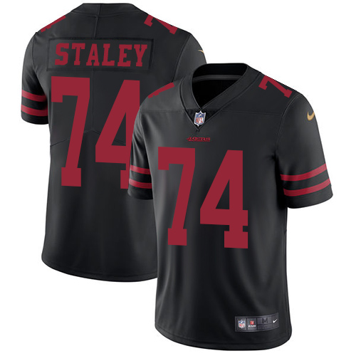 Nike 49ers #74 Joe Staley Black Alternate Youth Stitched NFL Vapor Untouchable Limited Jersey Nike 49ers #74 Joe Staley Black Alternate Youth Stitched NFL Vapor Untouchable Limited Jersey