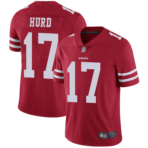 Nike 49ers #17 Jalen Hurd Red Team Color Youth Stitched NFL Vapor Untouchable Limited Jersey Nike 49ers #17 Jalen Hurd Red Team Color Youth Stitched NFL Vapor Untouchable Limited Jersey