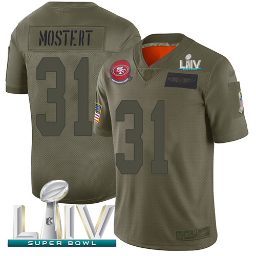 Nike 49ers #31 Raheem Mostert Camo Super Bowl LIV 2020 Youth Stitched NFL Limited 2019 Salute To Service Jersey Nike 49ers #31 Raheem Mostert Camo Super Bowl LIV 2020 Youth Stitched NFL Limited 2019 Salute To Service Jersey
