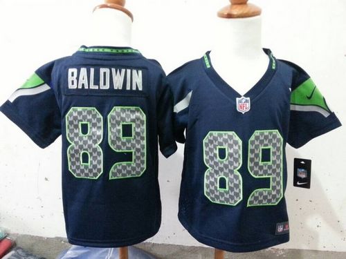 Toddler Nike Seahawks #89 Doug Baldwin Steel Blue Team Color Stitched NFL Elite Jersey Toddler Nike Seahawks #89 Doug Baldwin Steel Blue Team Color Stitched NFL Elite Jersey