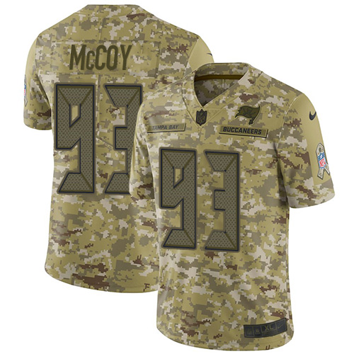 Nike Buccaneers #93 Gerald McCoy Camo Youth Stitched NFL Limited 2018 Salute to Service Jersey Nike Buccaneers #93 Gerald McCoy Camo Youth Stitched NFL Limited 2018 Salute to Service Jersey