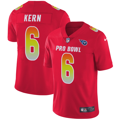 Nike Titans #6 Brett Kern Red Youth Stitched NFL Limited AFC 2019 Pro Bowl Jersey Nike Titans #6 Brett Kern Red Youth Stitched NFL Limited AFC 2019 Pro Bowl Jersey