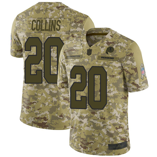 Nike Redskins #20 Landon Collins Camo Youth Stitched NFL Limited 2018 Salute to Service Jersey Nike Redskins #20 Landon Collins Camo Youth Stitched NFL Limited 2018 Salute to Service Jersey