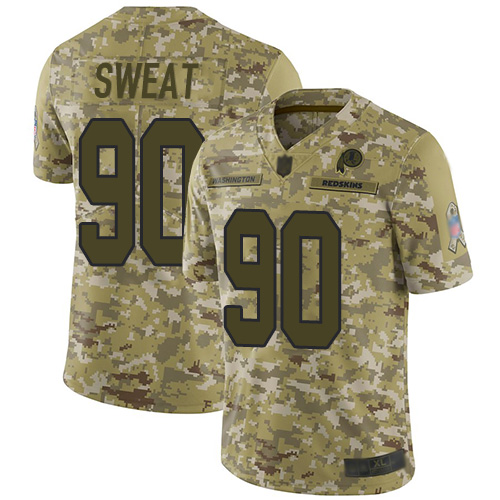Nike Redskins #90 Montez Sweat Camo Youth Stitched NFL Limited 2018 Salute to Service Jersey Nike Redskins #90 Montez Sweat Camo Youth Stitched NFL Limited 2018 Salute to Service Jersey