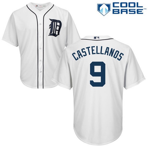 Tigers #9 Nick Castellanos White Cool Base Stitched Youth MLB Jersey Tigers #9 Nick Castellanos White Cool Base Stitched Youth MLB Jersey