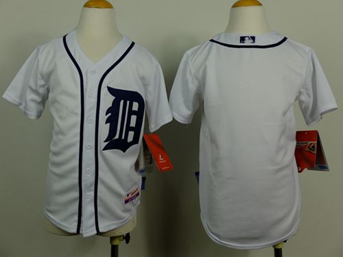 Tigers Blank White Cool Base Stitched Youth MLB Jersey Tigers Blank White Cool Base Stitched Youth MLB Jersey