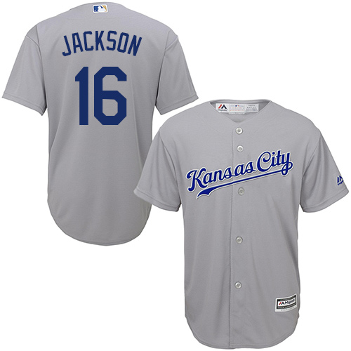 Royals #16 Bo Jackson Grey Cool Base Stitched Youth MLB Jersey Royals #16 Bo Jackson Grey Cool Base Stitched Youth MLB Jersey