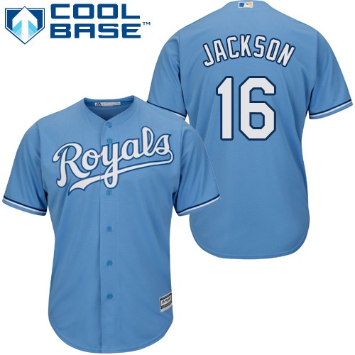 Royals #16 Bo Jackson Light Blue Cool Base Stitched Youth MLB Jersey Royals #16 Bo Jackson Light Blue Cool Base Stitched Youth MLB Jersey
