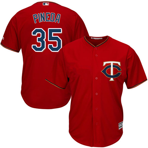 Twins #35 Michael Pineda Red Cool Base Stitched Youth MLB Jersey Twins #35 Michael Pineda Red Cool Base Stitched Youth MLB Jersey