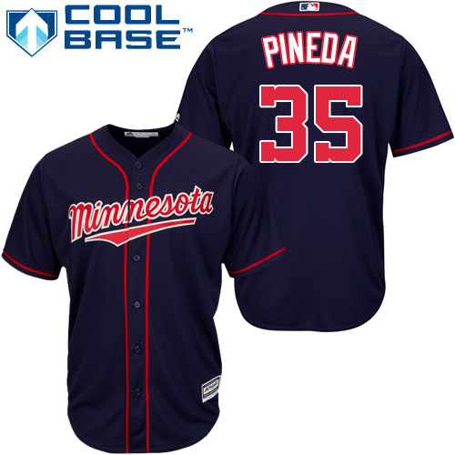 Twins #35 Michael Pineda Navy Blue Cool Base Stitched Youth MLB Jersey Twins #35 Michael Pineda Navy Blue Cool Base Stitched Youth MLB Jersey