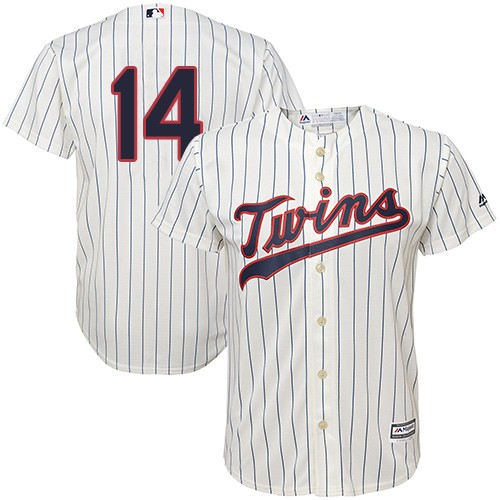 Twins #14 Kent Hrbek Cream Strip Cool Base Stitched Youth MLB Jersey Twins #14 Kent Hrbek Cream Strip Cool Base Stitched Youth MLB Jersey