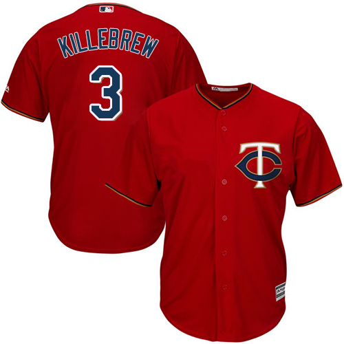 Twins #3 Harmon Killebrew Red Cool Base Stitched Youth MLB Jersey Twins #3 Harmon Killebrew Red Cool Base Stitched Youth MLB Jersey