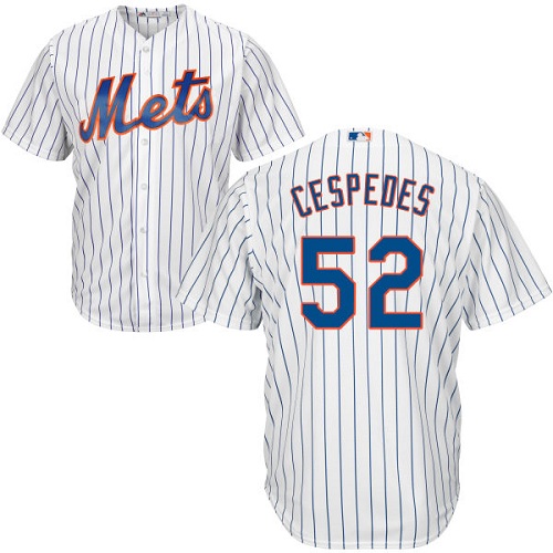 Mets #52 Yoenis Cespedes White(Blue Strip) Cool Base Stitched Youth MLB Jersey Mets #52 Yoenis Cespedes White(Blue Strip) Cool Base Stitched Youth MLB Jersey