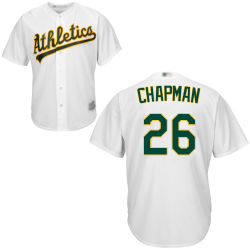 Athletics #26 Matt Chapman White Cool Base Stitched Youth MLB Jersey Athletics #26 Matt Chapman White Cool Base Stitched Youth MLB Jersey