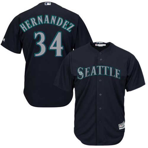 Mariners #34 Felix Hernandez Navy Blue Cool Base Stitched Youth MLB Jersey Mariners #34 Felix Hernandez Navy Blue Cool Base Stitched Youth MLB Jersey