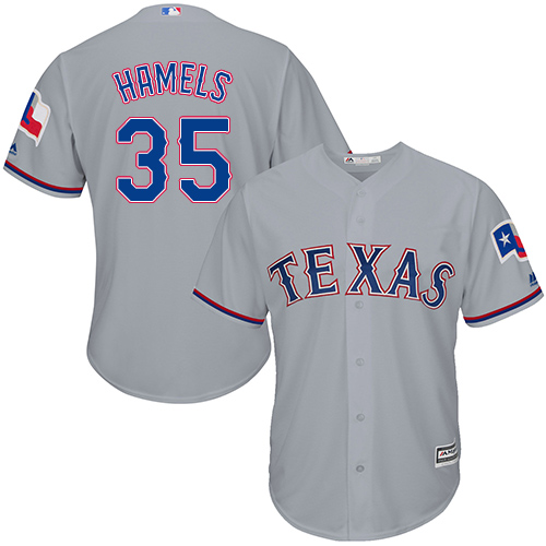 Rangers #35 Cole Hamels Grey Cool Base Stitched Youth MLB Jersey Rangers #35 Cole Hamels Grey Cool Base Stitched Youth MLB Jersey