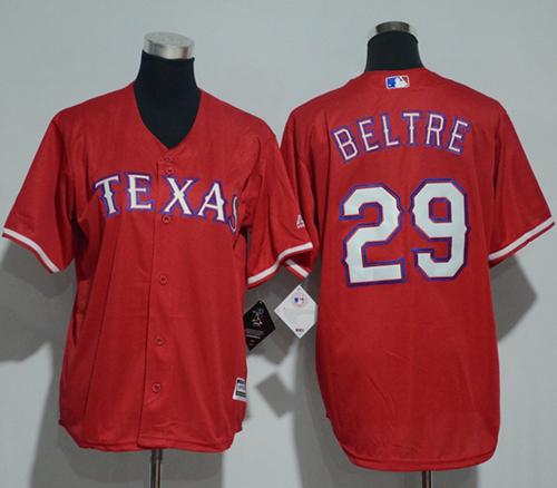 Rangers #29 Adrian Beltre Red Cool Base Stitched Youth MLB Jersey Rangers #29 Adrian Beltre Red Cool Base Stitched Youth MLB Jersey