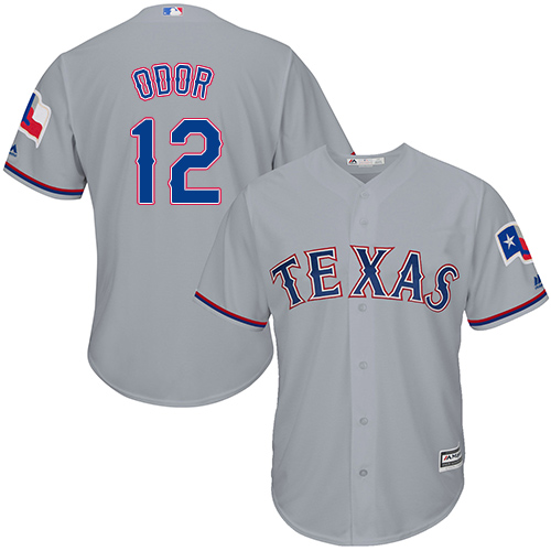 Rangers #12 Rougned Odor Grey Cool Base Stitched Youth MLB Jersey Rangers #12 Rougned Odor Grey Cool Base Stitched Youth MLB Jersey