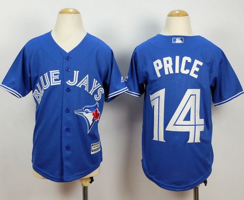 Blue Jays #14 David Price Blue Cool Base Stitched Youth MLB Jersey Blue Jays #14 David Price Blue Cool Base Stitched Youth MLB Jersey