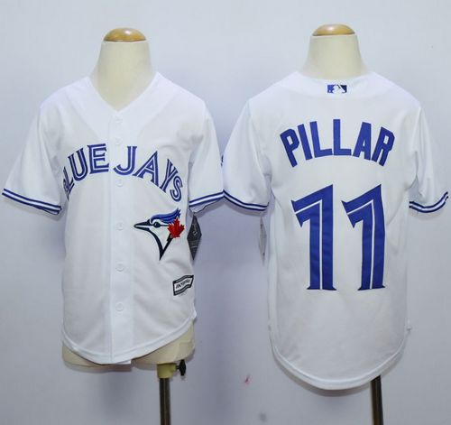 Blue Jays #11 Kevin Pillar White Cool Base Stitched Youth MLB Jersey Blue Jays #11 Kevin Pillar White Cool Base Stitched Youth MLB Jersey