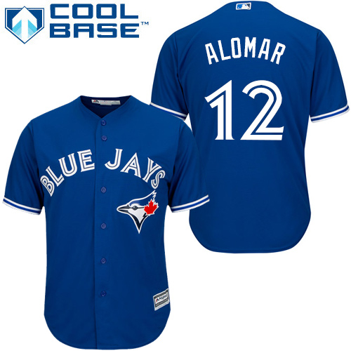 Blue Jays #12 Roberto Alomar Blue Cool Base Stitched Youth MLB Jersey Blue Jays #12 Roberto Alomar Blue Cool Base Stitched Youth MLB Jersey