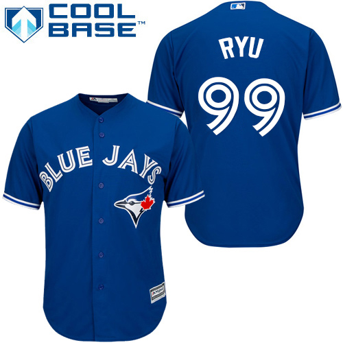 Blue Jays #99 Hyun-Jin Ryu Blue New Cool Base Stitched Youth MLB Jersey Blue Jays #99 Hyun-Jin Ryu Blue New Cool Base Stitched Youth MLB Jersey
