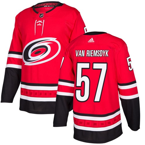 Adidas Hurricanes #57 Trevor Van Riemsdyk Red Home Authentic Stitched Youth NHL Jersey Adidas Hurricanes #57 Trevor Van Riemsdyk Red Home Authentic Stitched Youth NHL Jersey