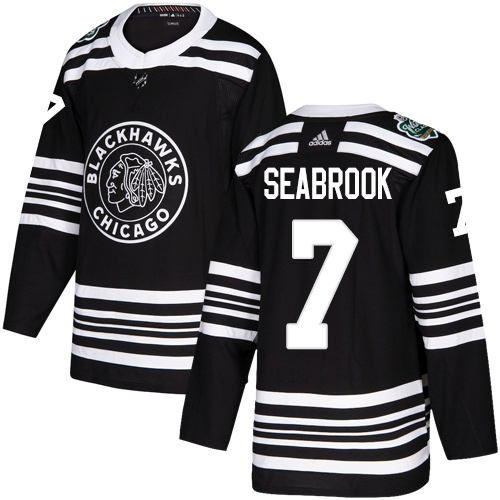 Adidas Blackhawks #7 Brent Seabrook Black Authentic 2019 Winter Classic Stitched Youth NHL Jersey Adidas Blackhawks #7 Brent Seabrook Black Authentic 2019 Winter Classic Stitched Youth NHL Jersey