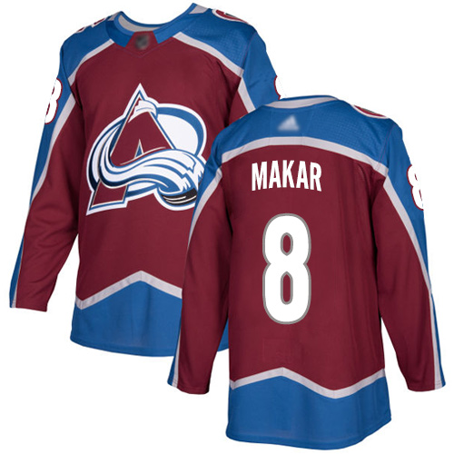 Adidas Avalanche #8 Cale Makar Burgundy Home Authentic Stitched Youth NHL Jersey Adidas Avalanche #8 Cale Makar Burgundy Home Authentic Stitched Youth NHL Jersey