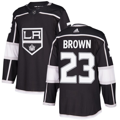 Adidas Kings #23 Dustin Brown Black Home Authentic Stitched Youth NHL Jersey Adidas Kings #23 Dustin Brown Black Home Authentic Stitched Youth NHL Jersey