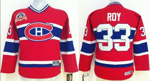 Canadiens #33 Patrick Roy Red CCM Throwback Stitched Youth NHL Jersey Canadiens #33 Patrick Roy Red CCM Throwback Stitched Youth NHL Jersey