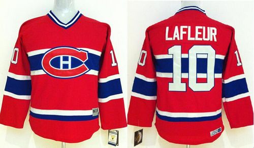 Canadiens #10 Guy Lafleur Red CCM Throwback Stitched Youth NHL Jersey Canadiens #10 Guy Lafleur Red CCM Throwback Stitched Youth NHL Jersey