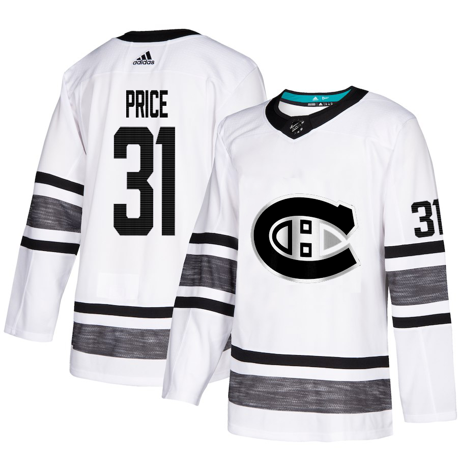 Adidas Canadiens #31 Carey Price White Authentic 2019 All-Star Stitched Youth NHL Jersey Adidas Canadiens #31 Carey Price White Authentic 2019 All-Star Stitched Youth NHL Jersey