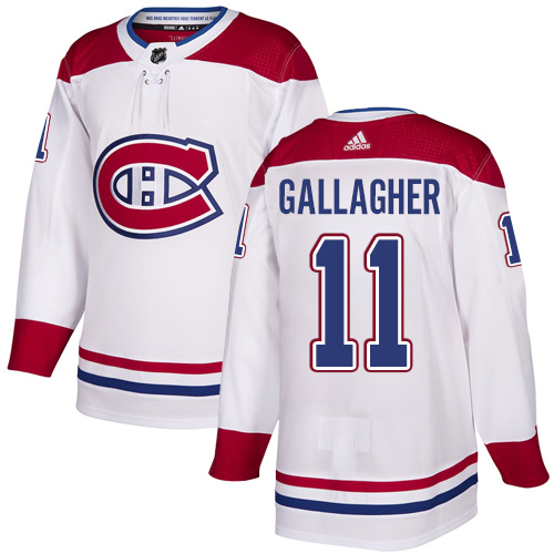 Adidas Canadiens #11 Brendan Gallagher White Authentic Stitched Youth NHL Jersey Adidas Canadiens #11 Brendan Gallagher White Authentic Stitched Youth NHL Jersey