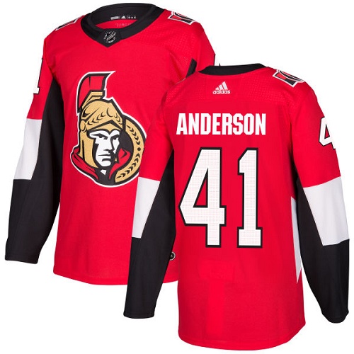 Adidas Senators #41 Craig Anderson Red Home Authentic Stitched Youth NHL Jersey Adidas Senators #41 Craig Anderson Red Home Authentic Stitched Youth NHL Jersey