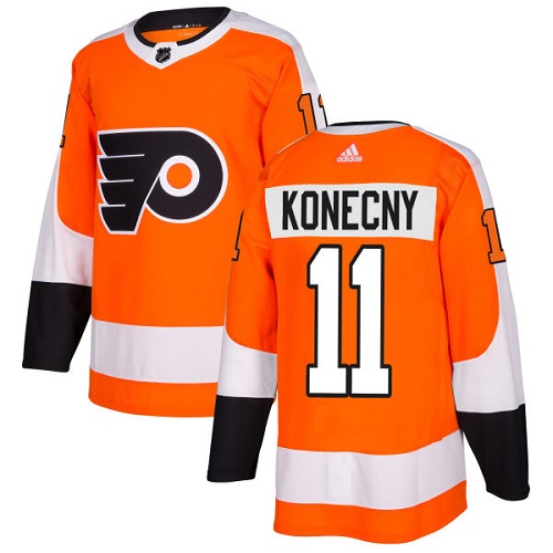 Adidas Flyers #11 Travis Konecny Orange Home Authentic Stitched Youth NHL Jersey Adidas Flyers #11 Travis Konecny Orange Home Authentic Stitched Youth NHL Jersey
