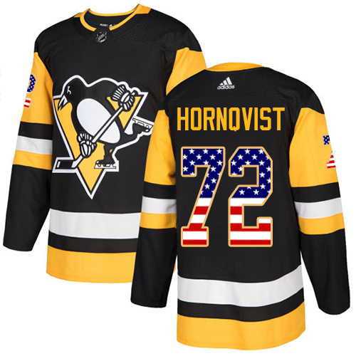 Adidas Penguins #72 Patric Hornqvist Black Home Authentic USA Flag Stitched Youth NHL Jersey Adidas Penguins #72 Patric Hornqvist Black Home Authentic USA Flag Stitched Youth NHL Jersey