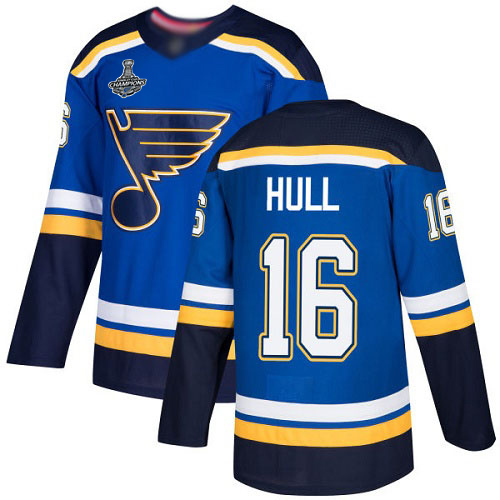 Adidas Blues #16 Brett Hull Blue Home Authentic Stanley Cup Champions Stitched Youth NHL Jersey Adidas Blues #16 Brett Hull Blue Home Authentic Stanley Cup Champions Stitched Youth NHL Jersey