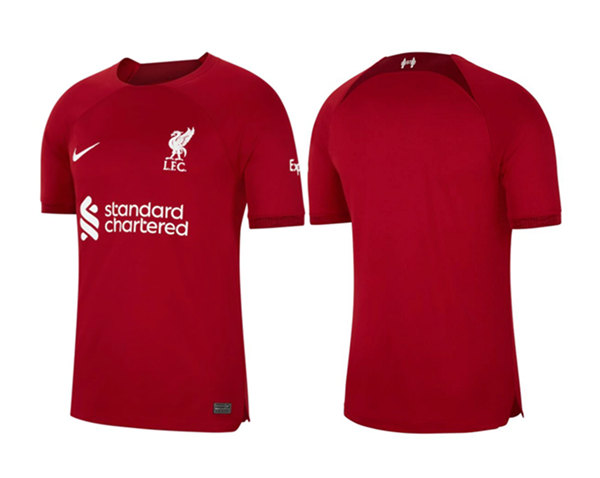 Youth Liverpool FC 2022/23 Home Stadium Soccer Jersey Youth Liverpool FC 2022/23 Home Stadium Soccer Jersey