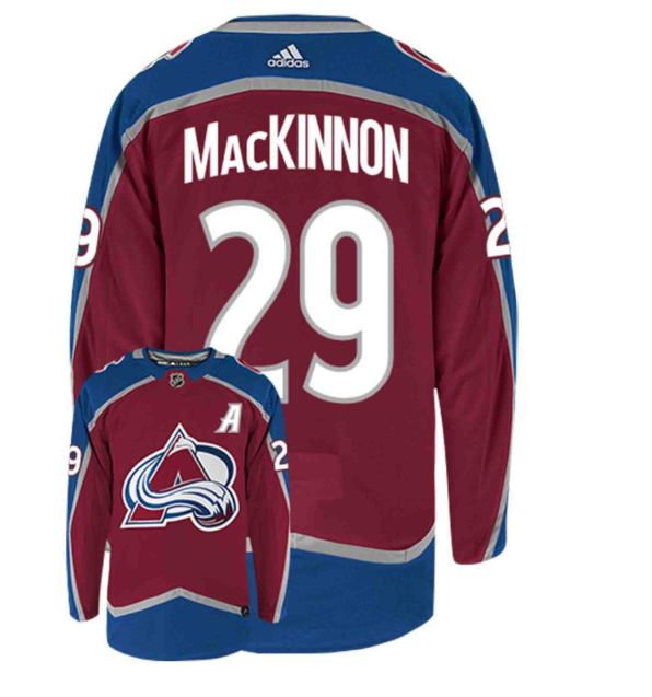 Youth Colorado Avalanche Custom Burgundy Stitched Jersey