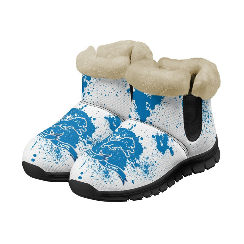 Women's Detroit Lions 2024 Snow Boots/Shoes 001(Pls check description for details)