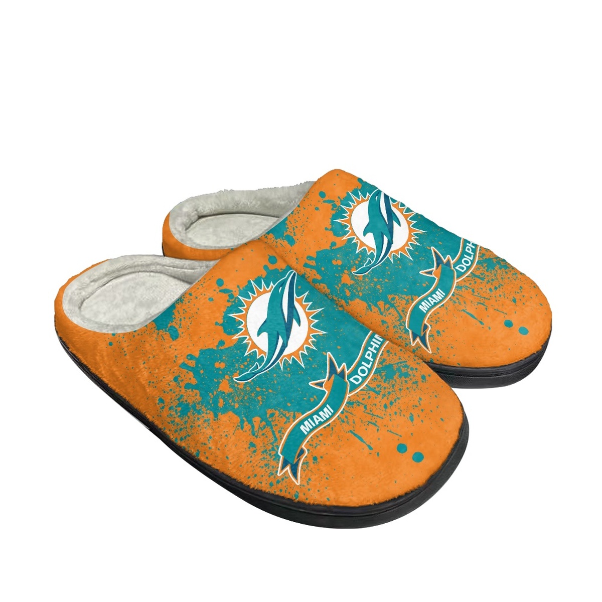 Women's Miami Dolphins Slippers/Shoes 005 Women's Miami Dolphins Slippers/Shoes 005