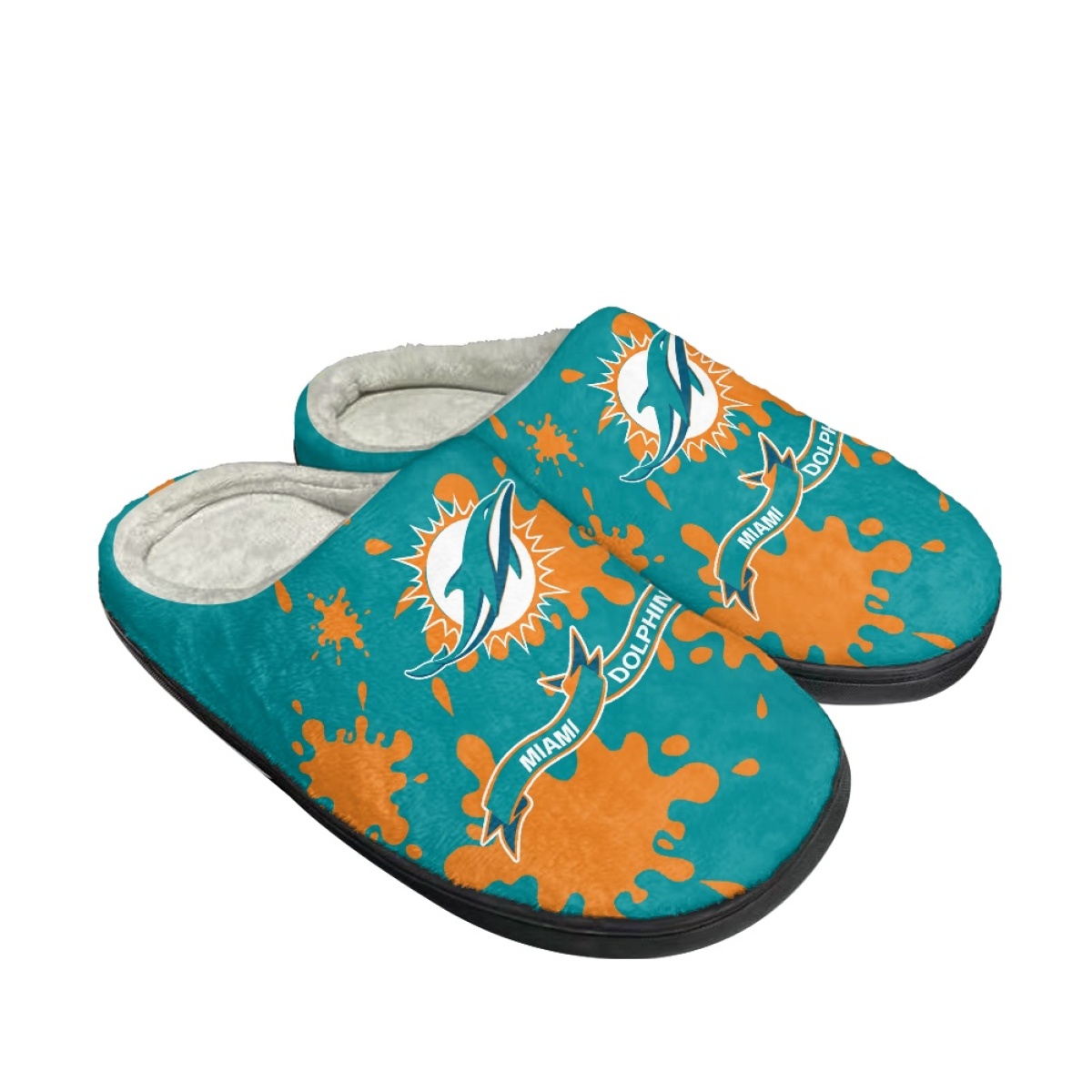 Women's Miami Dolphins Slippers/Shoes 006 Women's Miami Dolphins Slippers/Shoes 006