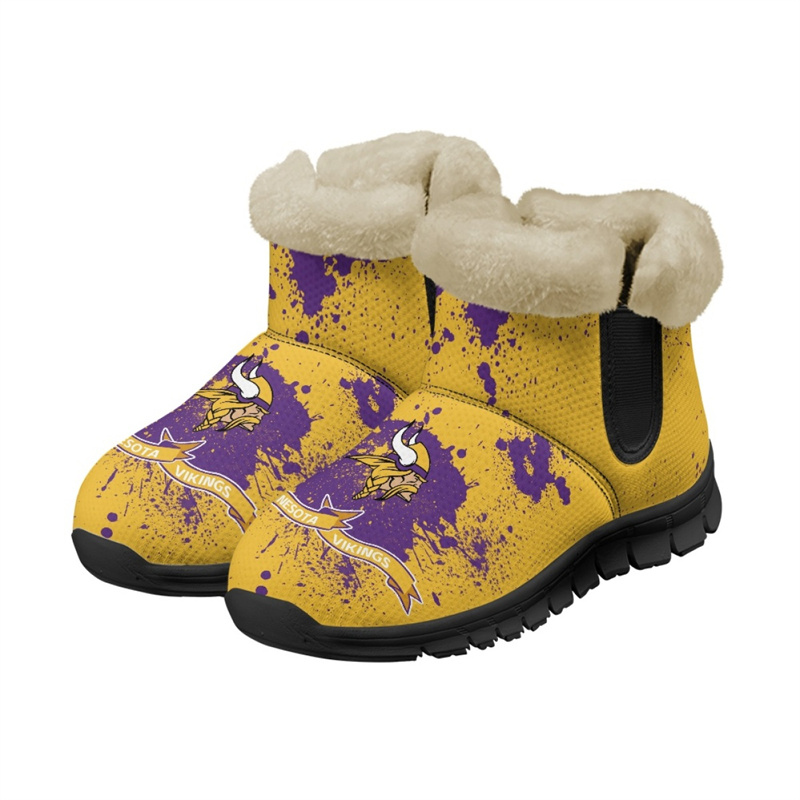 Women's Minnesota Vikings 2024 Snow Boots/Shoes 001(Pls check description for details)