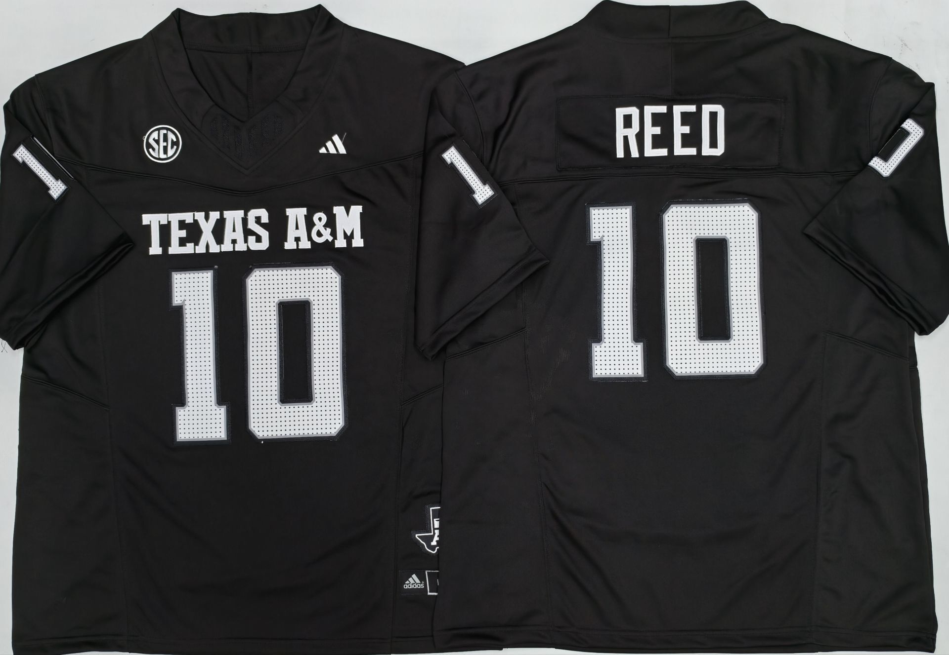 Men's Texas A&M Aggies Lions #10 Marcel Reed Black 2025 F.U.S.E. Stitched Jersey