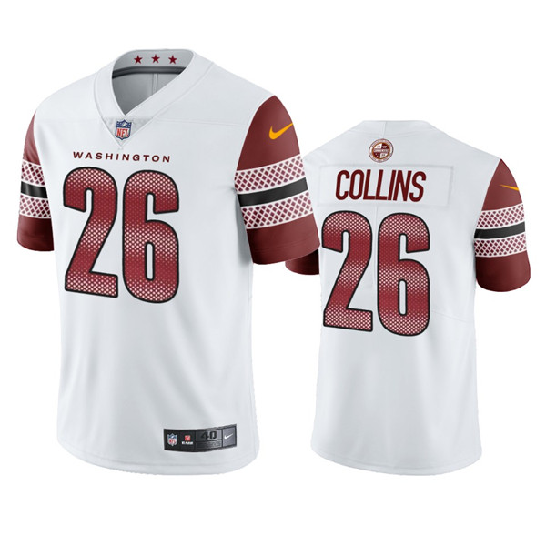 Men's Washington Commanders #26 Landon Collins White Vapor Untouchable Stitched Football Jersey Men's Washington Commanders #26 Landon Collins White Vapor Untouchable Stitched Football Jersey