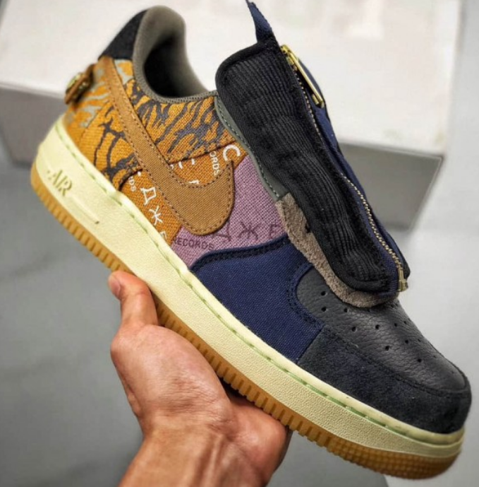 Men's Air Force 1 Travis Scott "Cactus Jack" Shoes Men's Air Force 1 Travis Scott "Cactus Jack" Shoes